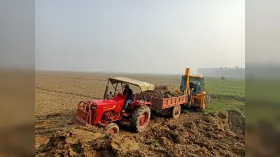 बलिया बेलौन क्षेत्र में अवैध ढंग से हो रहा मिट्टी खनन, विभाग बेखबर