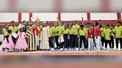 seraikela kharsawan news: खेल में विद्यार्थियों ने दिखाया दम, रुबी हाउस बना ओवरऑल चैंपियन