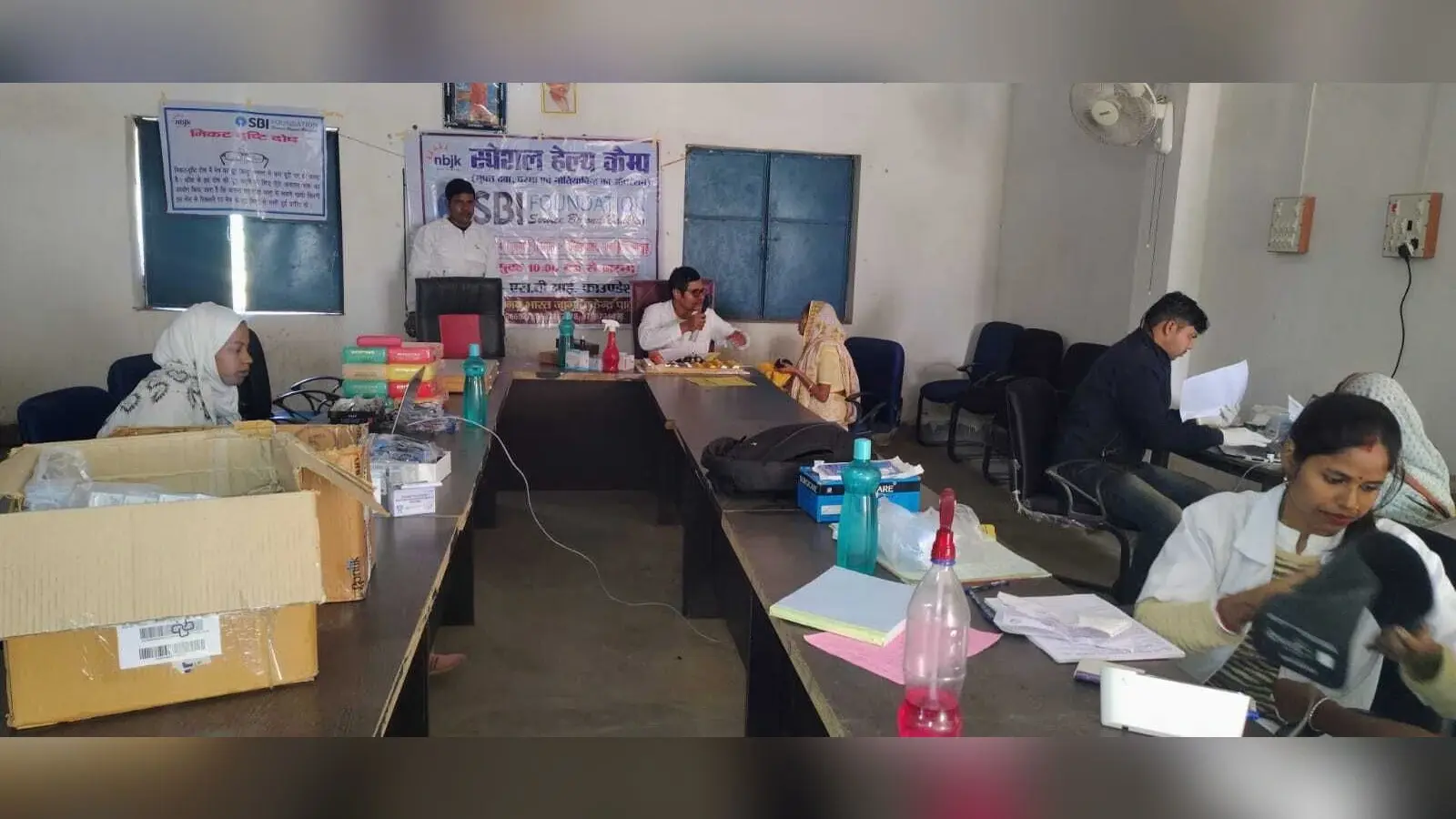 एसबीआइ फाउंडेशन ने 104 लोगों की करायी स्वास्थ्य जांच
