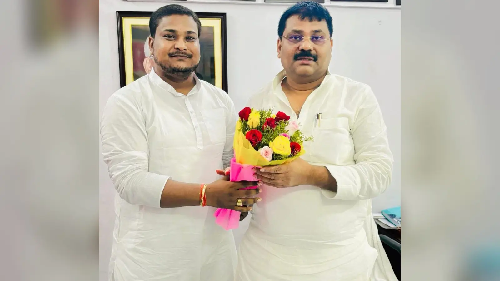 लगातार दूसरी बार युवा जदयू के जिलाध्यक्ष बने राजू मंडल