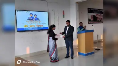 पोस्टर मेकिंग में मरियम, जूली व रविशंकर ने मारी बाजी