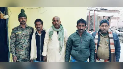 दो शराबी के साथ चार एनबी डब्लू वारंटी गिरफ्तार
