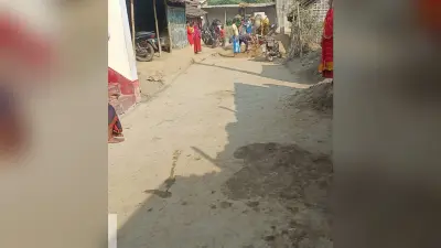 उपमुखिया ने सड़क निर्माण में अनियमितता की शिकायत विधायक से की