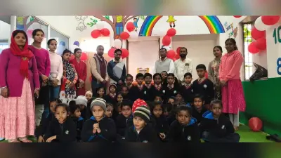 भाजपा ने स्कूल के बच्चों संग मनाया वीर बाल दिवस