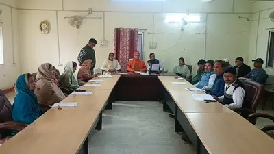 नगर पंचायत की सामान्य मासिक बोर्ड की बैठक में नगर के विकास का तैयार किया गया खाका
