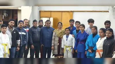 जूडजूडो खिलाड़ियों का मेयर व विधान पार्षद ने बढ़ाया हौसला