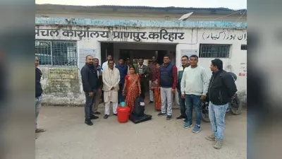 अग्निपीड़ित परिवारों के बीच राहत सामग्री का किया गया वितरण