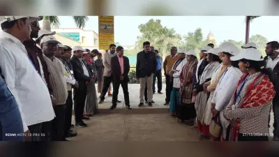 डीएइएसआई प्रशिक्षुओं ने कृषि विश्वविद्यालय का किया भ्रमण