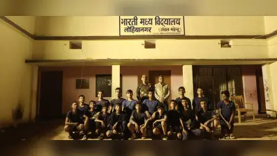 भारती मध्य विद्यालय लोहियानगर में कबड्डी मैच में बालक वर्ग में आठवीं कक्षा के स्टूडेंट्स बने विजेता