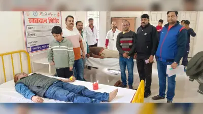 शिविर में बीएमपी-7 के 45 जवानों ने किया रक्तदान