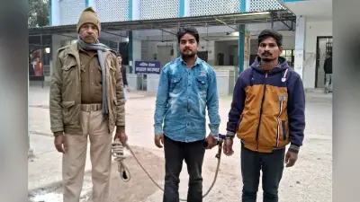 बियाडा में ट्रक से एक करोड़ की विदेशी शराब बरामद, दो धंधेबाज गिरफ्तार