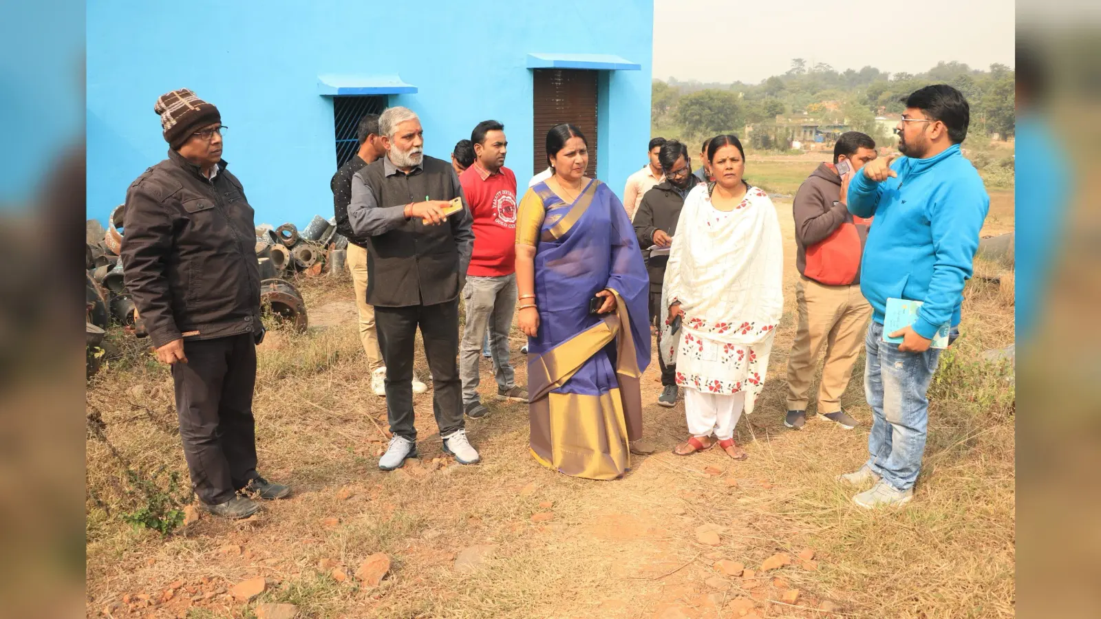 Jamshedpur news. जलापूर्ति विभाग के कार्यपालक अभियंता ने गिद्दीझोपड़ी वाटर ट्रीटमेंट प्लांट का निरीक्षण किया