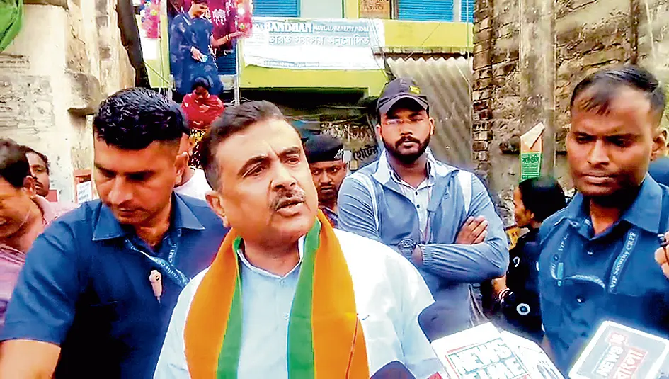 आतंकियों की शरणस्थली बनता जा रहा पश्चिम बंगाल : शुभेंदु अधिकारी
