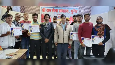 ब्लड बैंक में 10 रक्तवीरों ने किया स्वैच्छिक रक्तदान