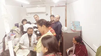 मनिहारी में तीन दिवसीय हैल्थ कैंप में एक हजार लोगों का हुआ इलाज