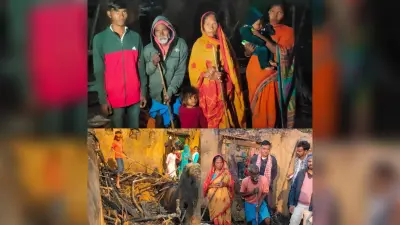 डहुआघाट में आग लगने से घर में रखा सामान जलकर राख