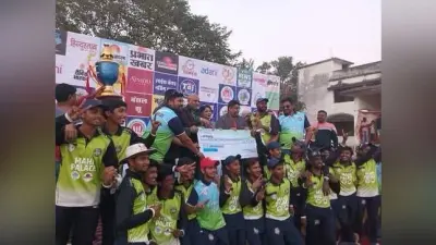 गोड्डा प्रीमियर लीग के 11वें सीजन के खिताब पर नंदन वारियर्स का कब्जा