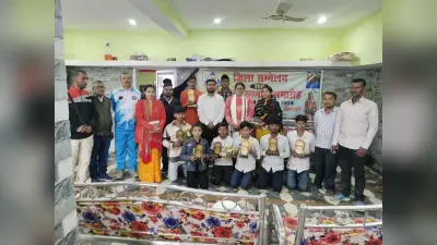 क्रीड़ा भारती के जिला सम्मेलन सह प्रतिभा सम्मान समारोह का हुआ आयोजन, क्रीडा ज्ञान परीक्षा के सफल प्रतिभागियों को दी बधाई