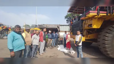 जीएम ने 60 टन लोडिंग क्षमता वाले कैटरपिलर डंपर का किया उद्घाटन