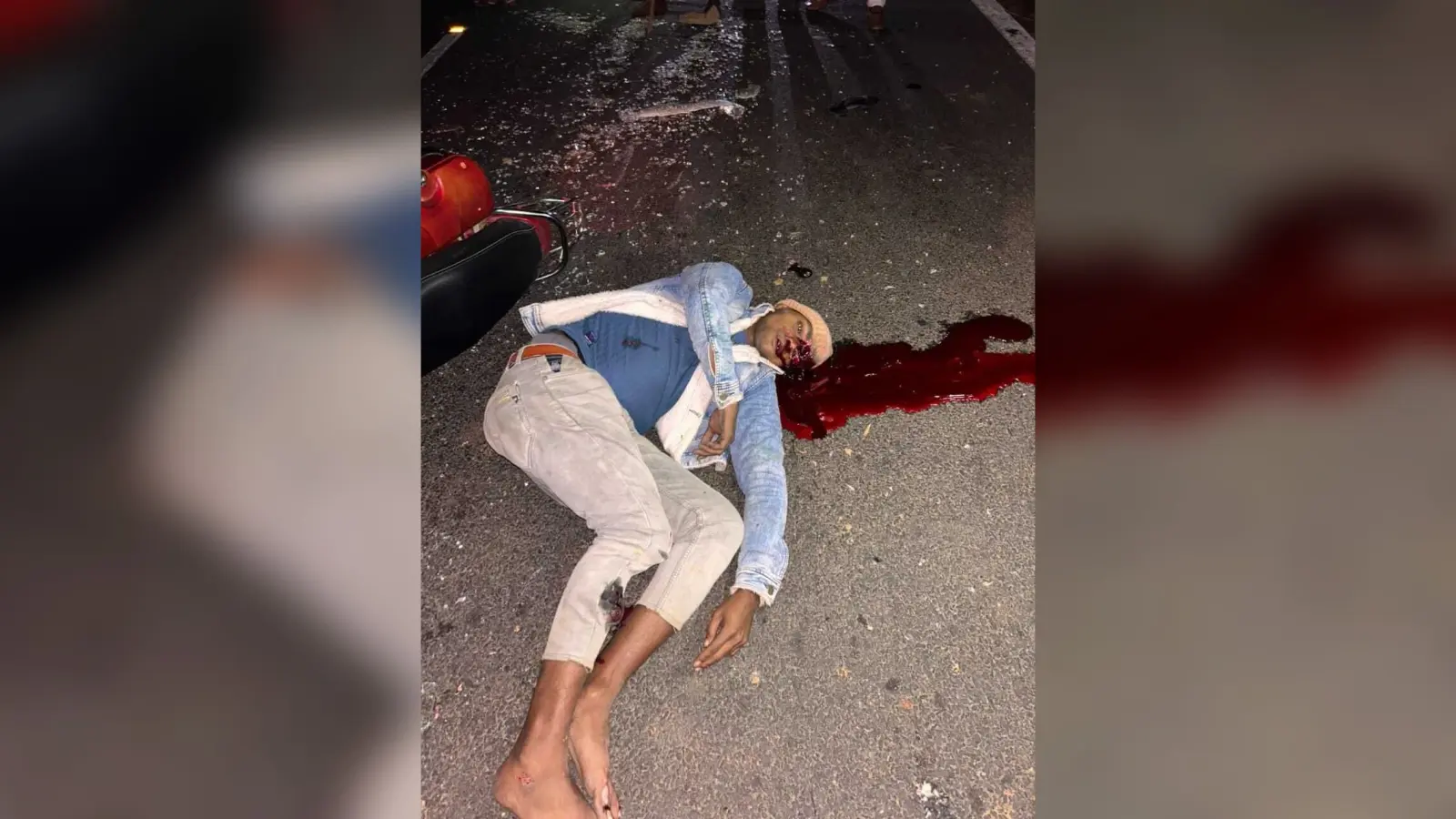 तेज रफ्तार बाइक ने खड़े ऑटो में पीछे से मारी जोरदार टक्कर, युवक की मौत