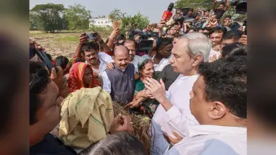 Bhubaneswar News : नवीन पटनायक ने किया गंजाम का दौरा, बेमौसम बारिश से फसल को नुकसान का लिया जायजा