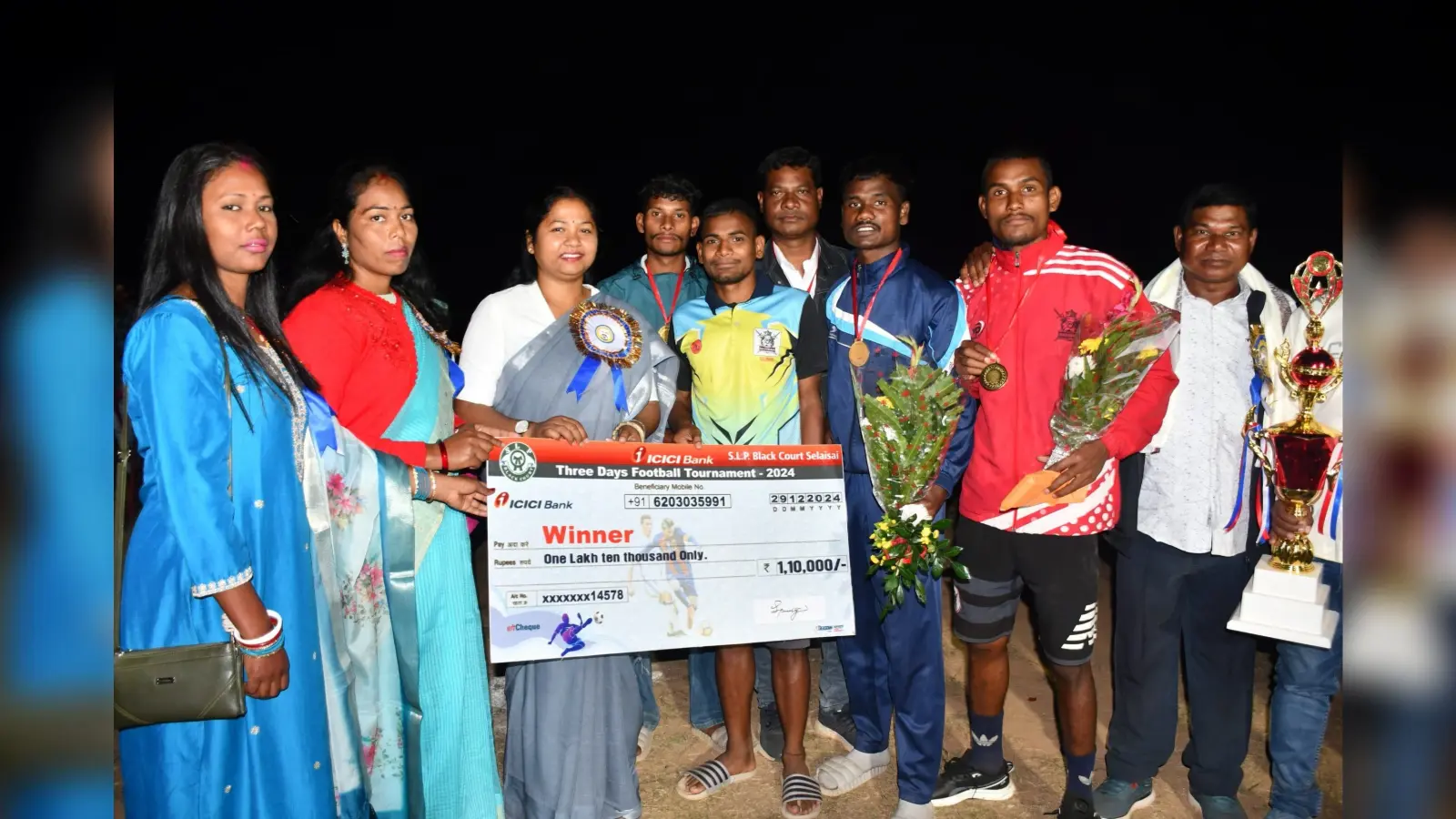 Chaibasa News : दिशांत बना विजेता, स्नेहा एफसी उपविजेता