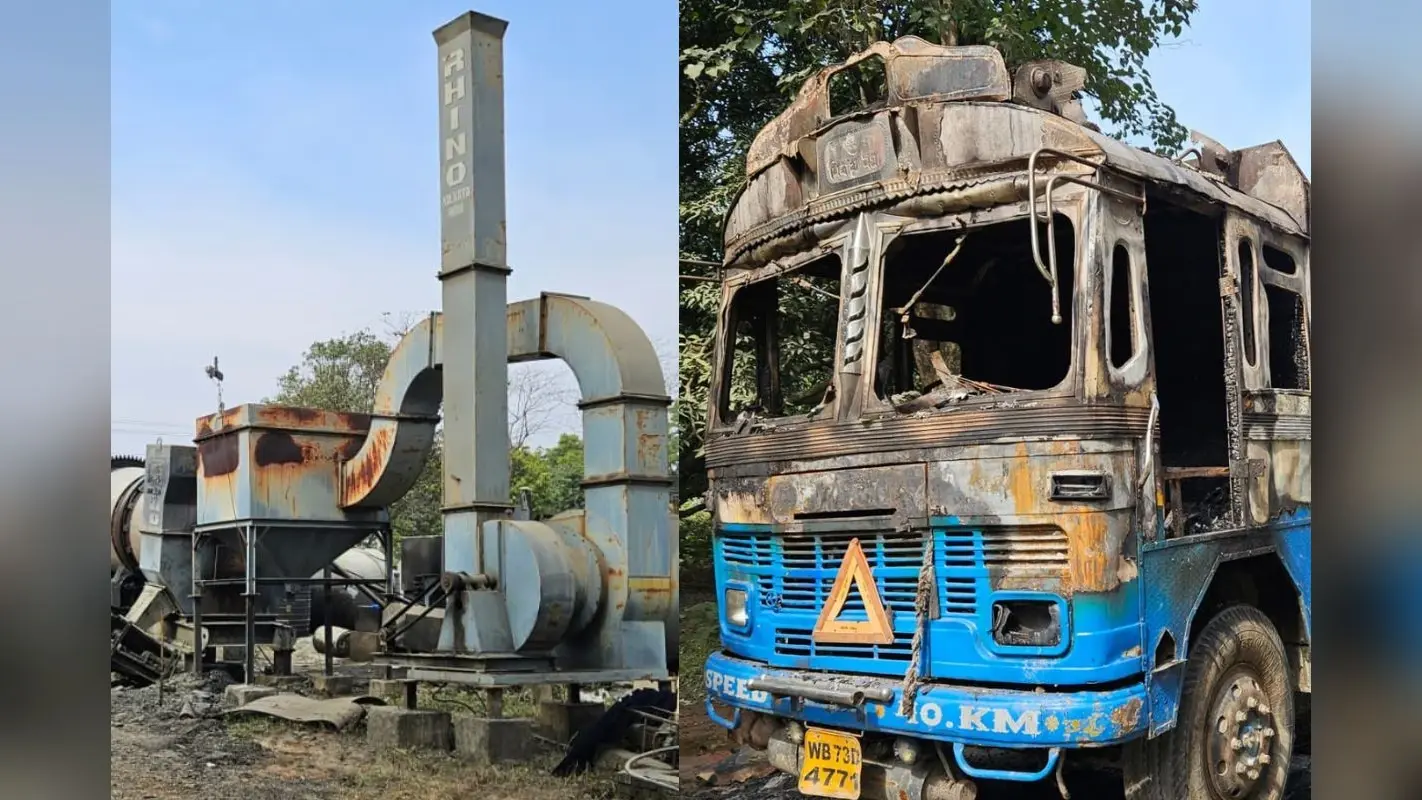 Ranchi Crime: प्लांट में घुसकर अपराधियों ने टैंकर को किया आग के हवाले, फायरिंग से दहशत