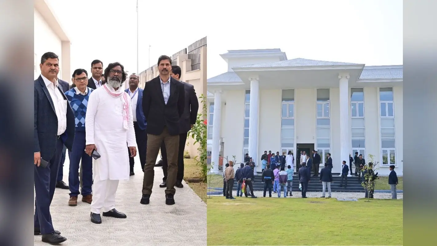 सीएम हेमंत सोरेन पहुंचे रांची स्मार्ट सिटी, मंत्रियों के आवासों को इस तारीख तक सौंपने का दिया निर्देश