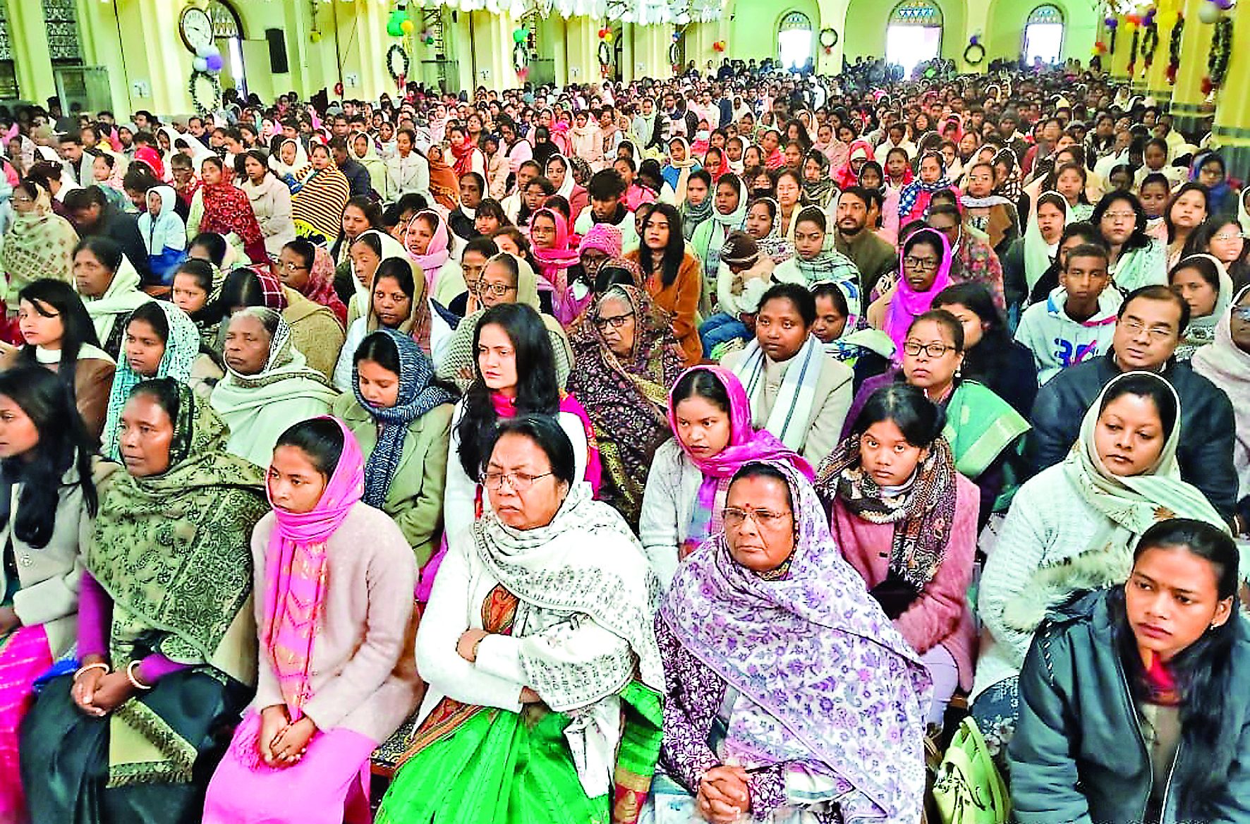ranchi news : मसीही विश्वासियों ने आराधना के साथ नववर्ष की शुरुआत की