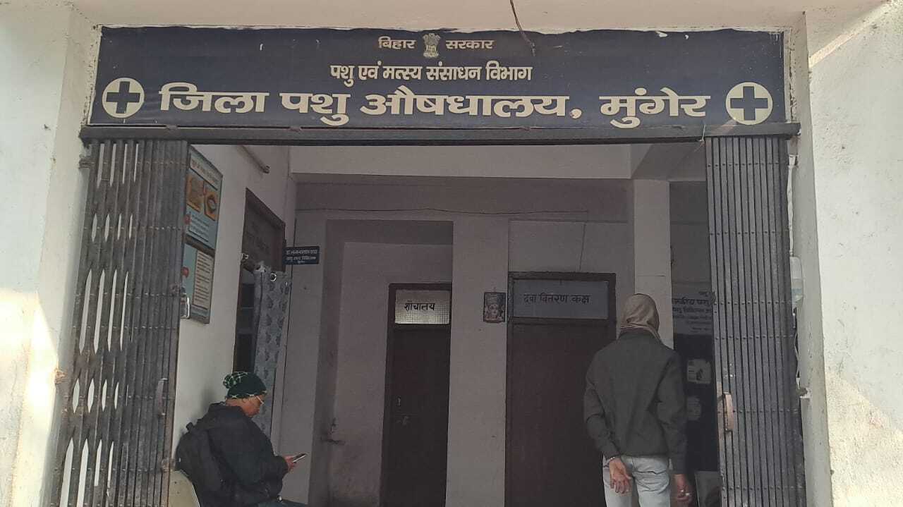 बदहाली : चिकित्सक व कर्मियों से जूझ रहा जिला पशु अस्पताल