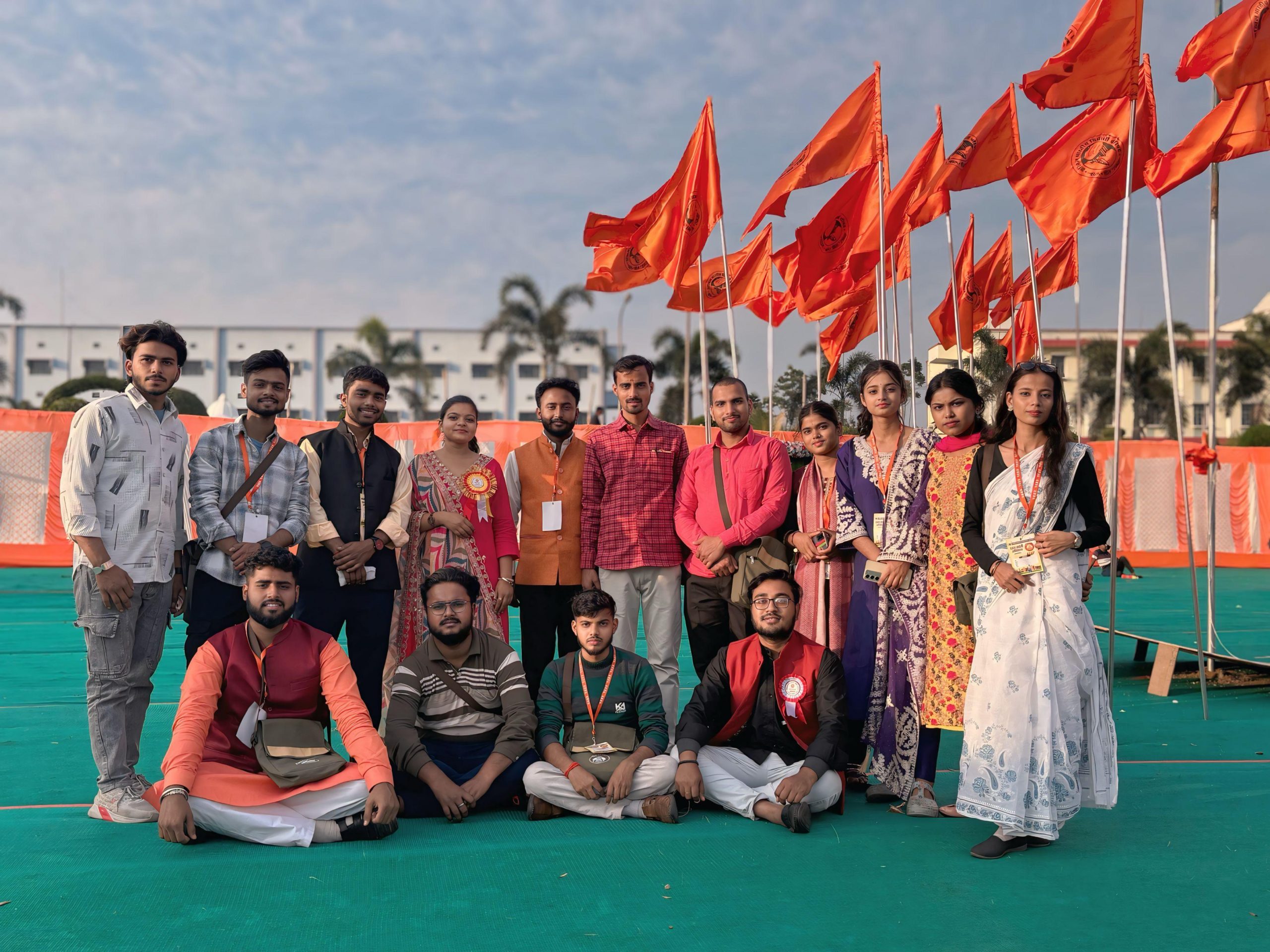 चंदन ,कवींद्र, कंचन, अंकित बने अभाविप के कार्यकारिणी सदस्य