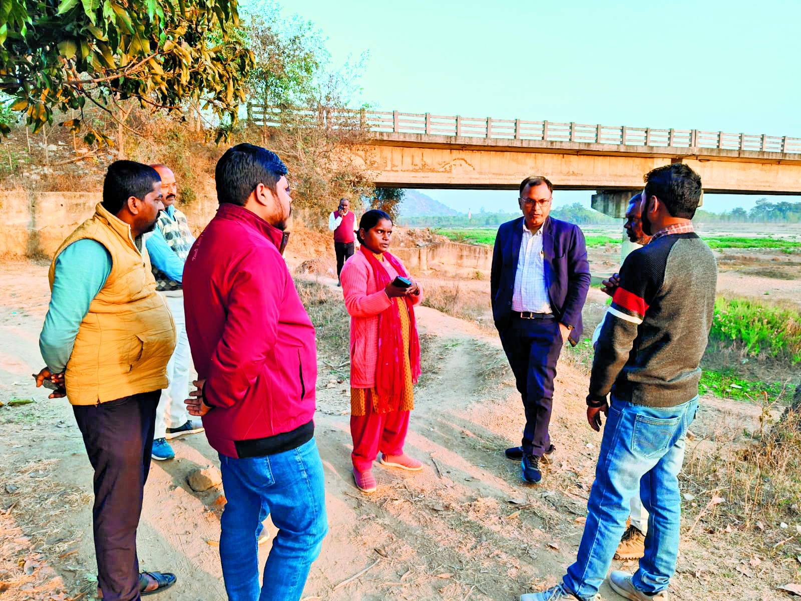 Gaya News : बिकोपुर व लावाबार में बियर बांध निर्माण को लेकर काम तेज
