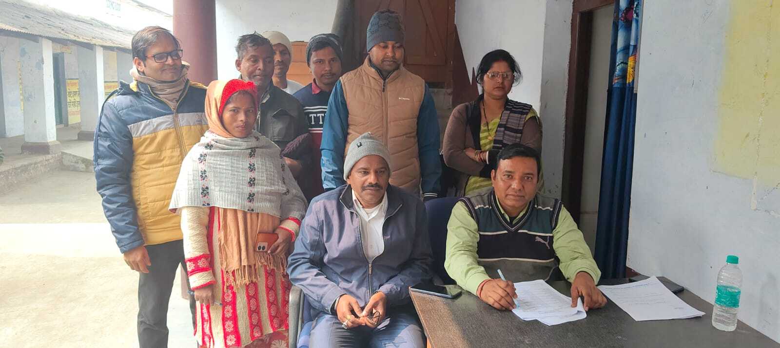वीक्षकों ने परीक्षा केंदों पर किया योगदान