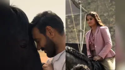 Azaad: रिलीज से पहले सामने आया अमन-राशा की फिल्म का BTS VIDEO, बेधड़क घुड़सवारी करती दिखीं रवीना टंडन…