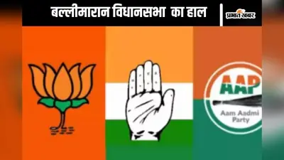 Ballimaran Assembly Election Seat History : बल्लीमारान विधानसभा पर क्या इस बार भी होगा आप का कब्जा?