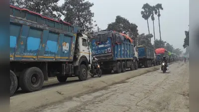 भागलपुर में ओवरलोड ट्रकों से वसूली का चलता है खेल, पासिंग गिरोह की मुश्किल बढ़ाने पहुंची EOU की टीम