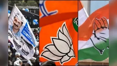 दिल्ली चुनाव में उम्मीदवारों ने किया अनोखे तरीके से प्रचार, Video हुआ वायरल