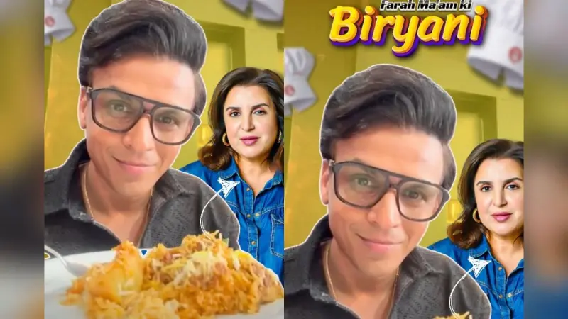Celebrity MasterChefs के सेट पर फराह खान बनी शेफ, दी मटन बिरयानी की पार्टी, देखें VIDEO
