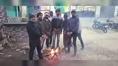 कड़ाके की ठंड ने लोगों को घर में दुबकने को किया मजबूर