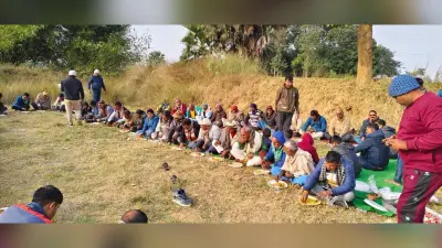 Lakhisarai news : ठंड के बावजूद पिकनिक मनाने में लगे रहे लोग