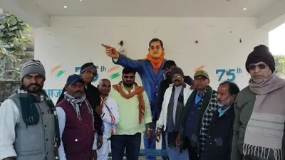 शौर्य गाथा दिवस सप्ताह रथ काे मंत्री ने किया रवाना