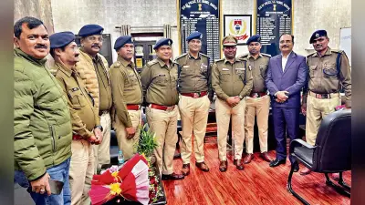 Ranchi News : आइजी अनूप बिरथरे काे रांची पुलिस ने दी बधाई
