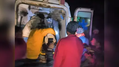 Accident : बाइक सवार आर्मी जवान असंतुलित होकर गिरा, घायल
