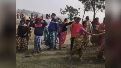 शवदाह गृह निर्माण को लेकर दो पक्षों में भीषण झड़प, एक दर्जन घायल