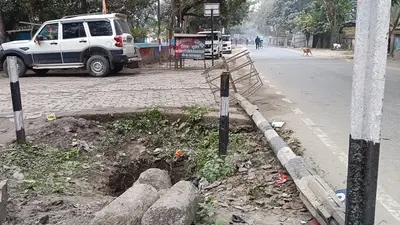 स्कॉर्पियो की ठोकर से टूटा कस्टम का बैरियर, जुर्माने देकर छूटा