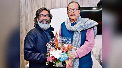 Political News : मंत्री और विधायकों ने सीएम हेमंत सोरेन से मिलकर नववर्ष की शुभकामनाएं दी