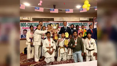 शहर के कराटेकारों ने अंतरराष्ट्रीय टूर्नामेंट में जीते पदक