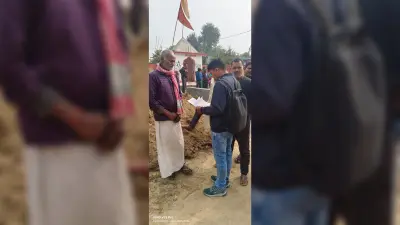 Munger news : भू-माफिया सरकारी जमीन का कर रहा था अतिक्रमण, सीओ ने लगायी रोक