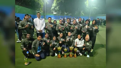 National Lawn Bowl : पुरुष व बालिका-25 वर्ष आयु वर्ग में झारखंड चैंपियन