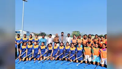 हॉकी प्रतियोगिता का उदघाटन